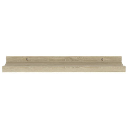 Wall Shelves 2 pcs Sonoma Oak 40x9x3 cm