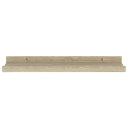 Wall Shelves 2 pcs Sonoma Oak 40x9x3 cm