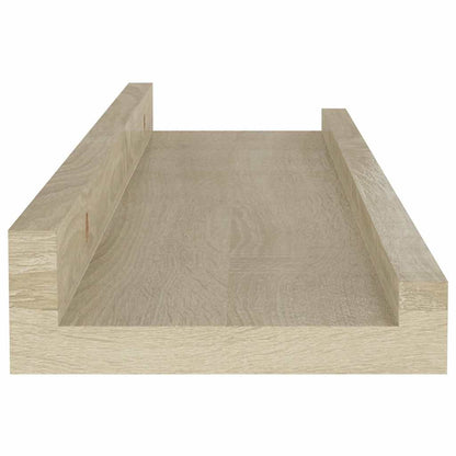 Wall Shelves 4 pcs Sonoma Oak 40x9x3 cm