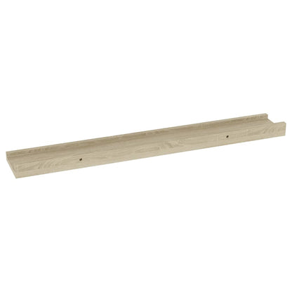 Wall Shelves 4 pcs Sonoma Oak 60x9x3 cm