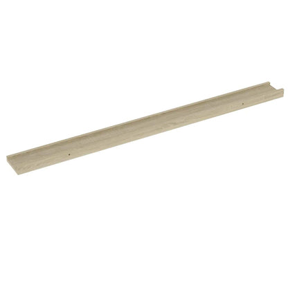 Wall Shelves 4 pcs Sonoma Oak 100x9x3 cm