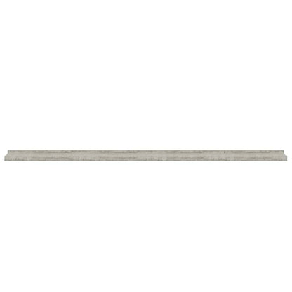 Wall Shelves 4 pcs Concrete Grey 115x9x3 cm