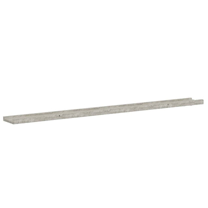 Wall Shelves 4 pcs Concrete Grey 115x9x3 cm