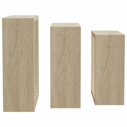 Wall Cube Shelves 3 pcs Sonoma Oak