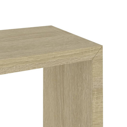 Wall Cube Shelves 3 pcs Sonoma Oak