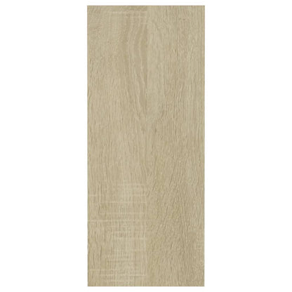 Wall Cube Shelves 3 pcs White and Sonoma Oak
