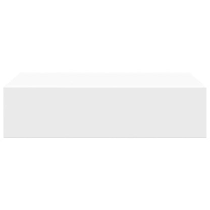 Wall-mounted Drawer Shelf White 40x23.5x10 cm MDF