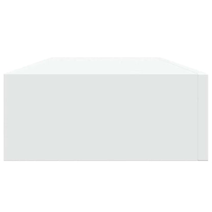 Drawer Shelf | White | MDF, metal | Compact | Wall-Mounted Shelf