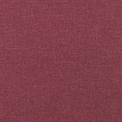Relaxing Chair Wine Red Fabric