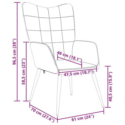 Relaxing Chair Wine Red Fabric