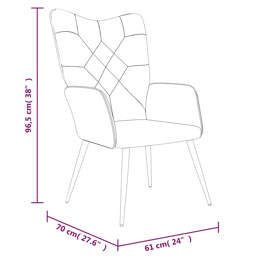 328198 vidaXL Relaxing Chair with a Stool Patchwork Fabric
