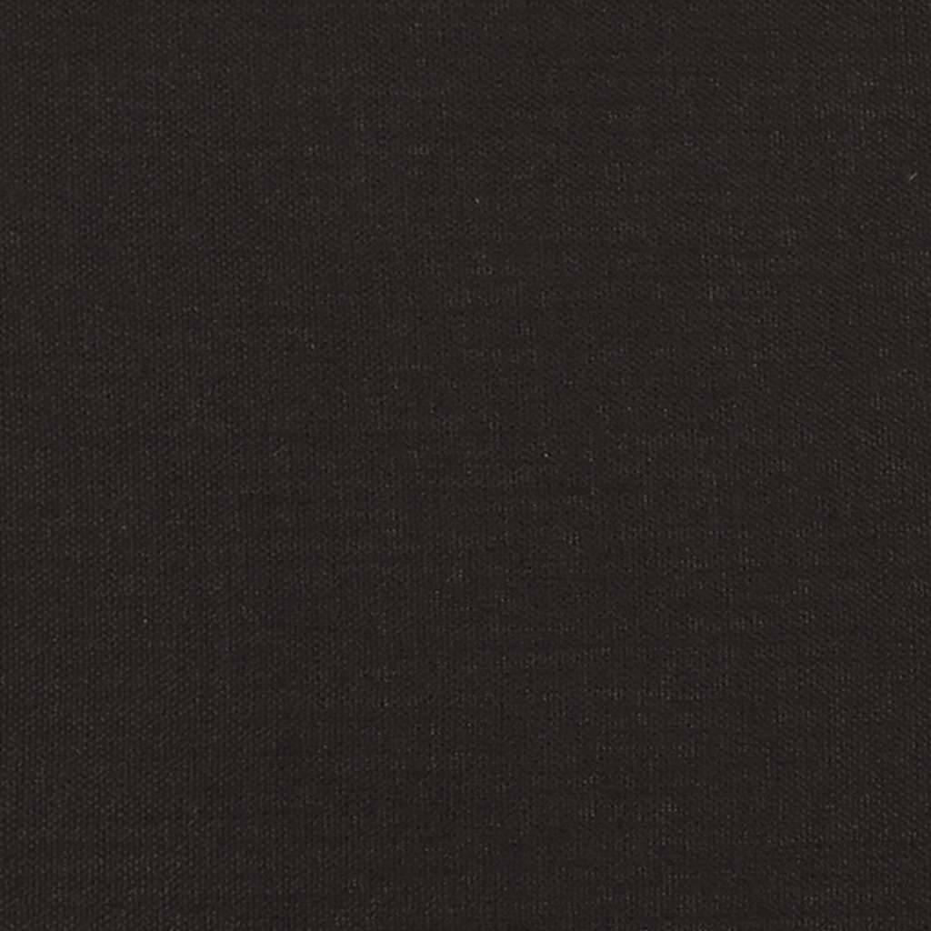 Armchair with Solid Rubber Wood Rocking Legs Black Fabric