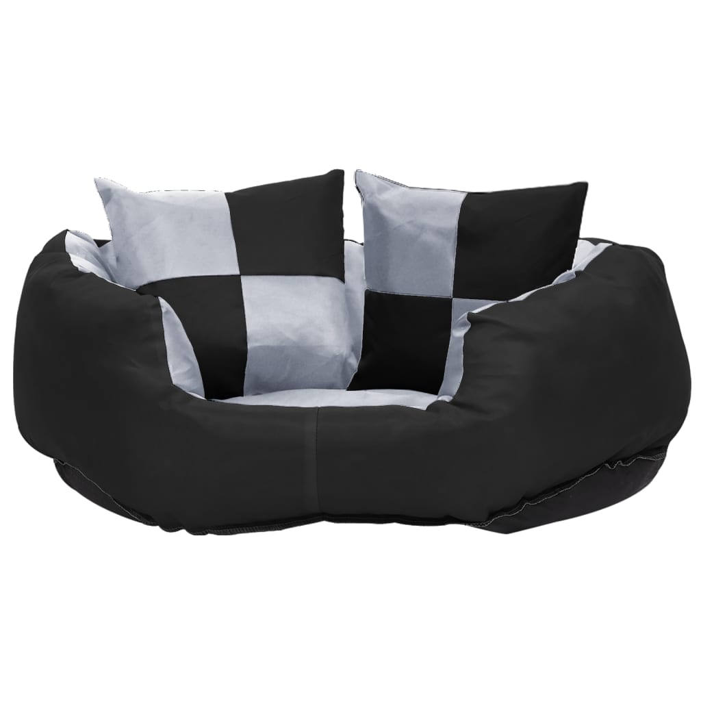 Dog Cushion | Grey and Black | 420D Oxford Fabric with PU Coating