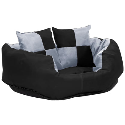Dog Cushion | Grey and Black | 420D Oxford Fabric with PU Coating