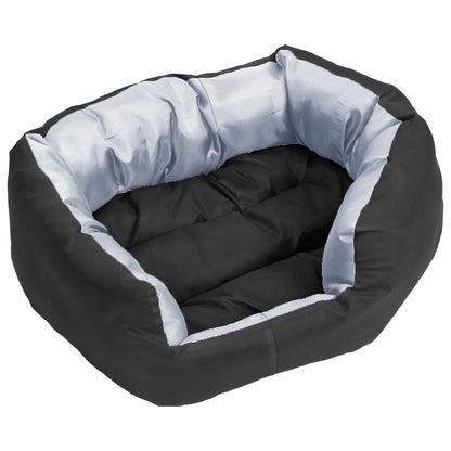 Dog Cushion | Grey and Black | 420D Oxford Fabric with PU Coating