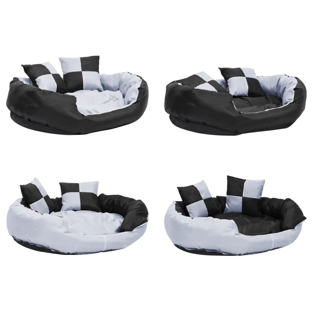 Dog Cushion | Grey and Black | 420D oxford fabric with PU coating