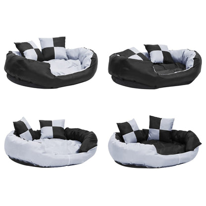 Dog Cushion | Grey and Black | 420D oxford fabric with PU coating