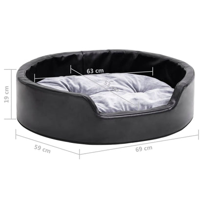 Dog Bed | Black and Grey