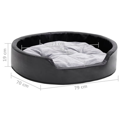 Dog Bed | Black and Grey