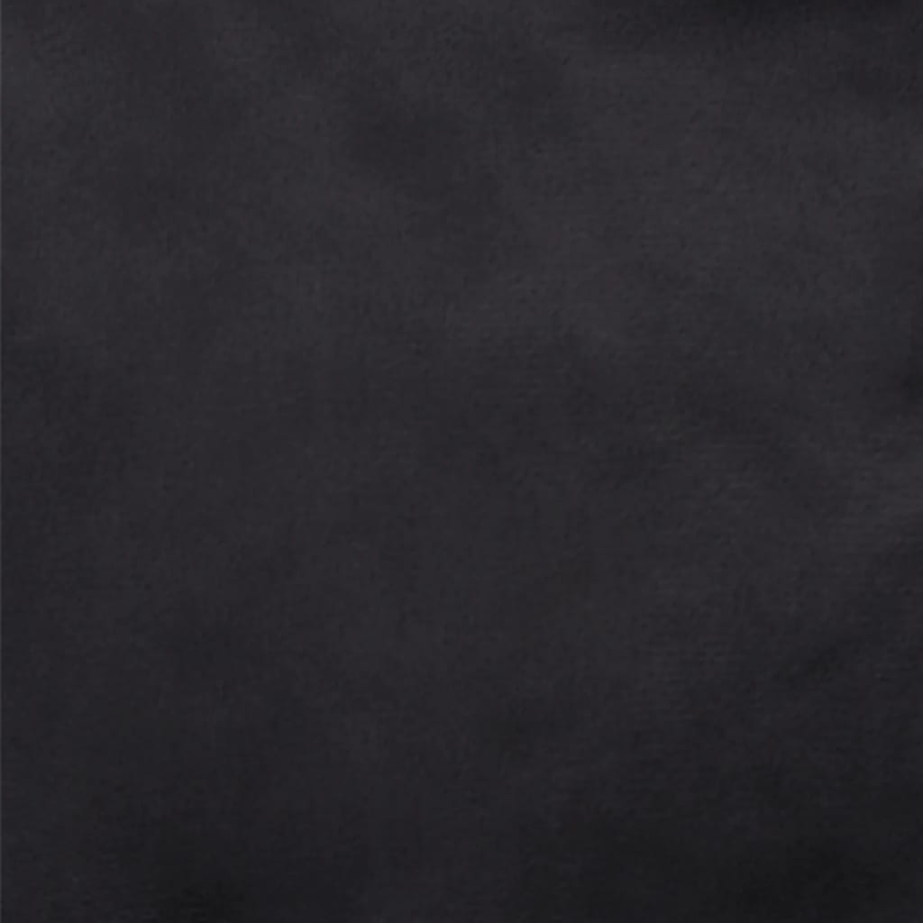Dog Bed | Black | Faux leather, plush, PP cotton, foam | Medium