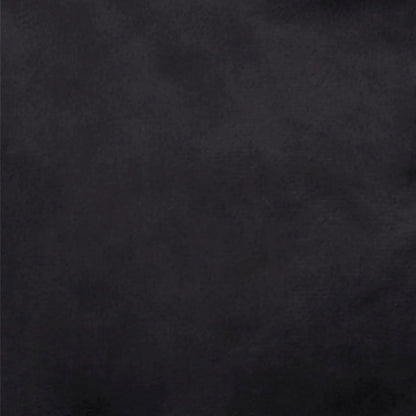 Dog Bed | Black | Faux leather, plush, PP cotton, foam | Medium