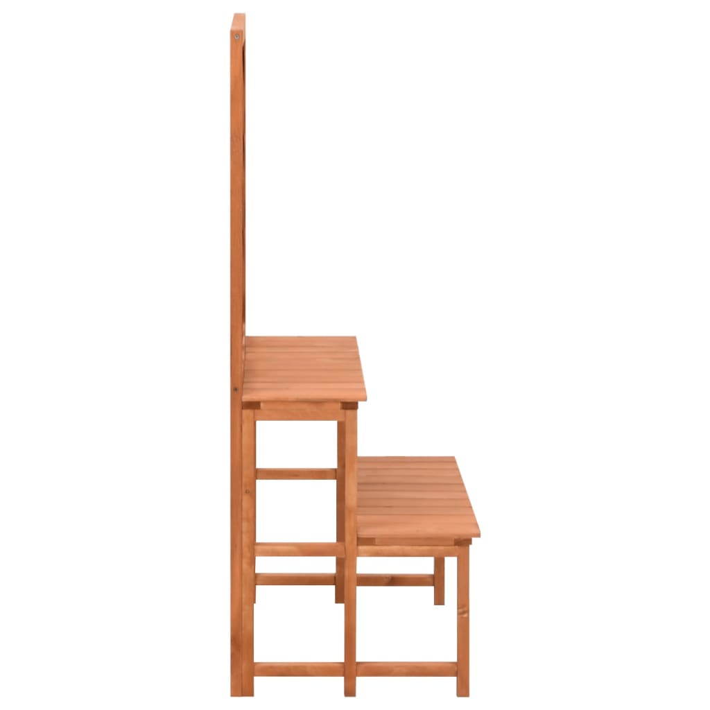 Plant Stand with Trellis 70x42x115 cm Solid Fir Wood