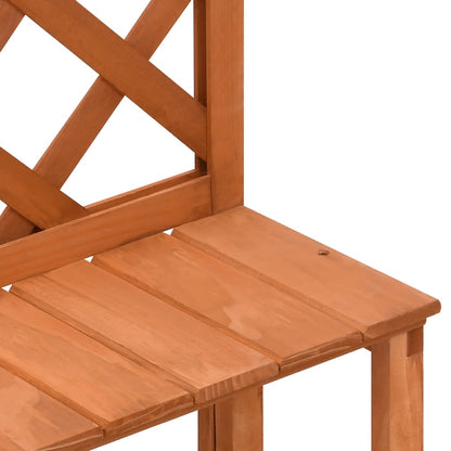 Plant Stand with Trellis 70x42x115 cm Solid Fir Wood