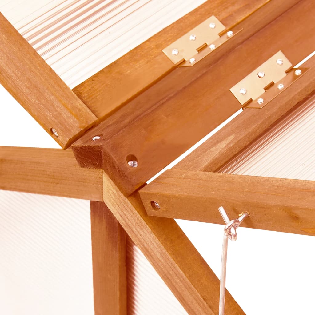 Greenhouse | Brown | Solid firwood | Medium | Foldable | Greenhouse
