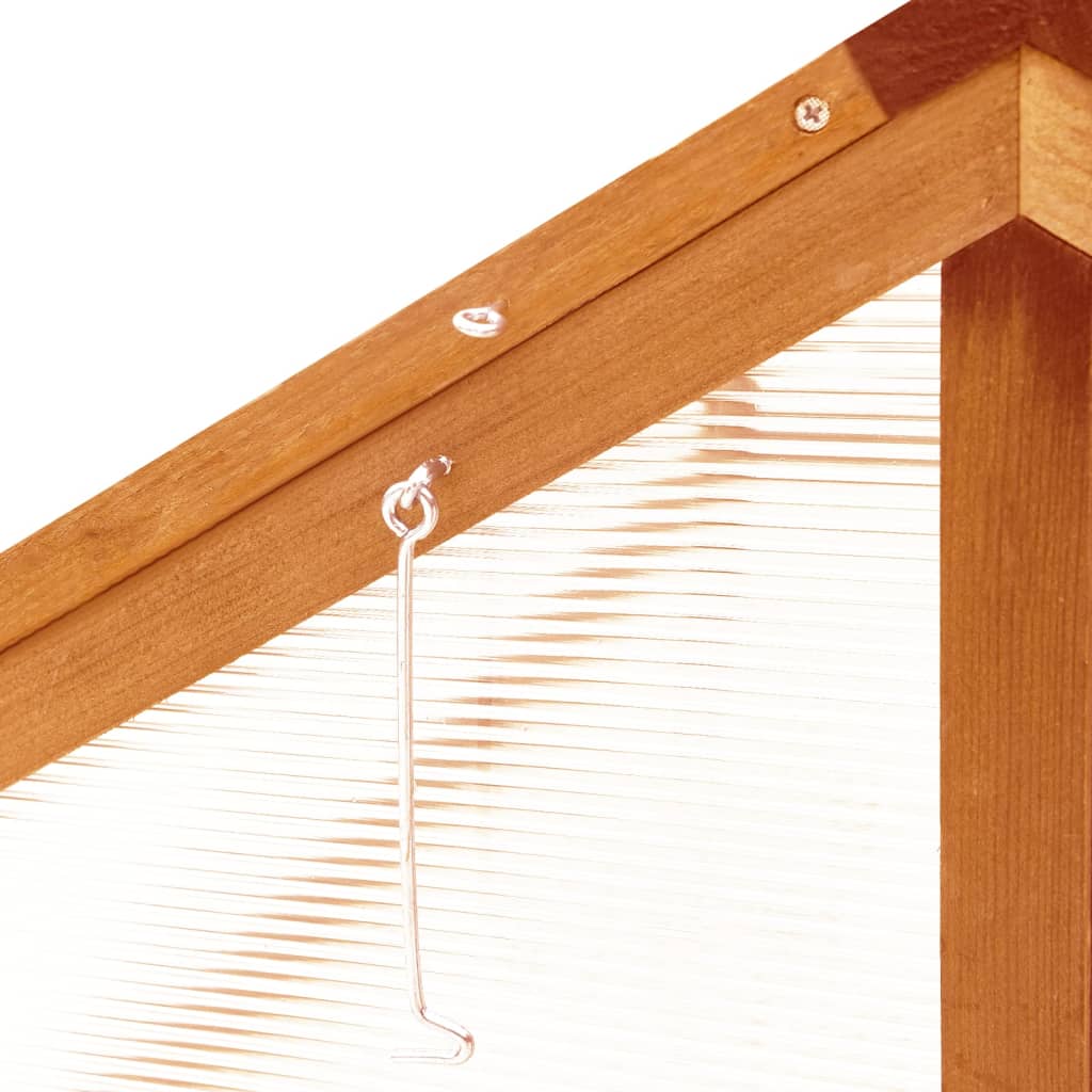 Greenhouse | Brown | Solid firwood | Medium | Foldable | Greenhouse