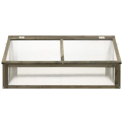 Greenhouse | Grey | Solid fir wood and transparent panels | Medium