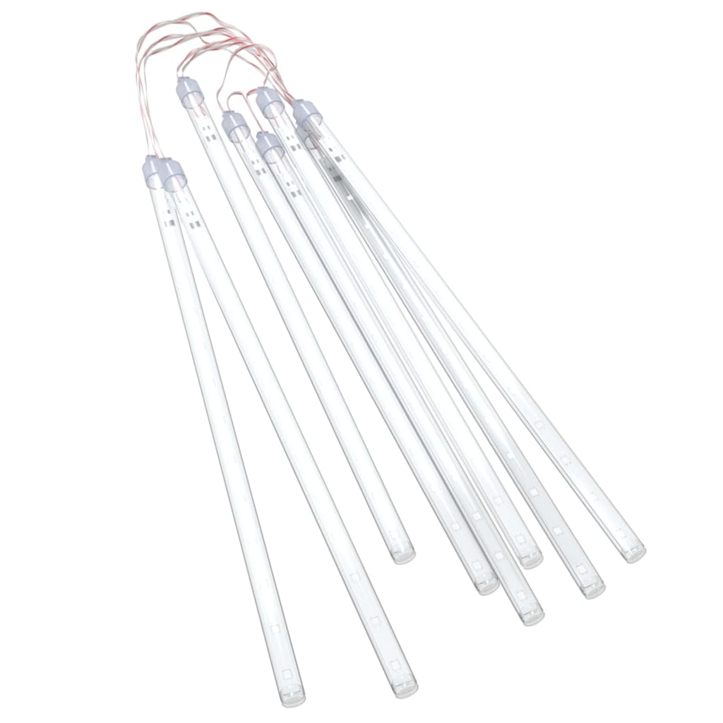 Meteor Lights 8 pcs 30 cm Cold White 192 LEDs Indoor Outdoor