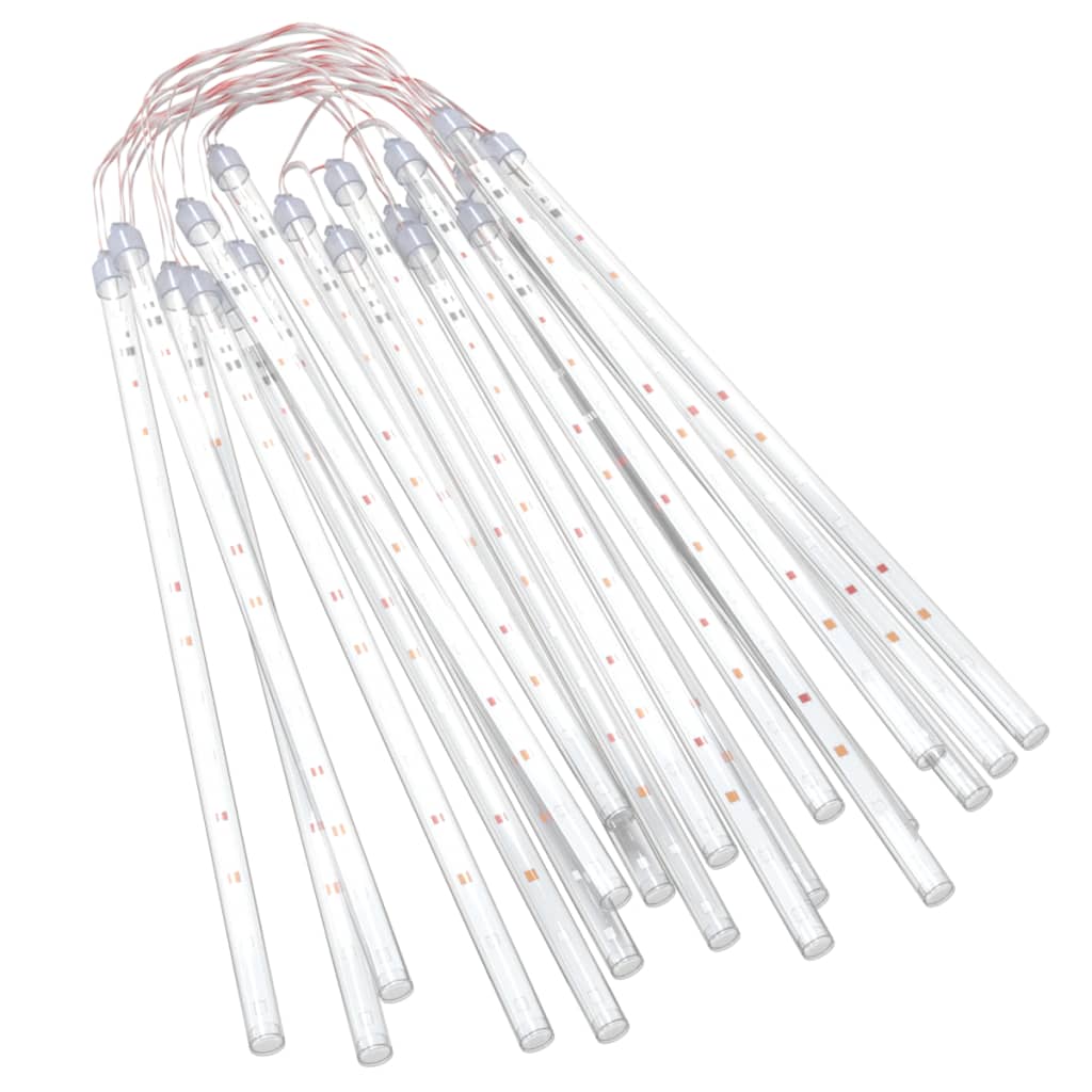 Meteor Lights 20 pcs 30 cm Colourful 480 LEDs Indoor Outdoor