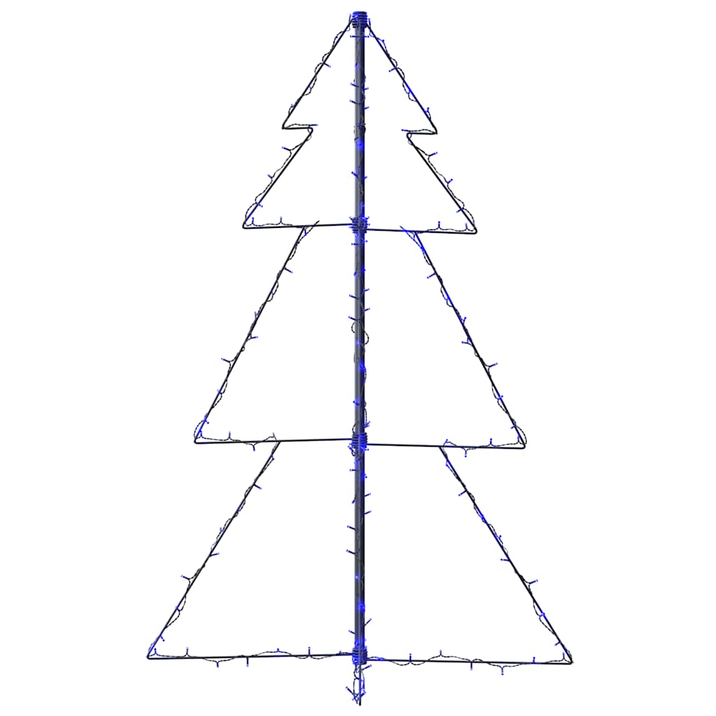 Christmas Cone Tree 160 LEDs Indoor and Outdoor 78x120 cm