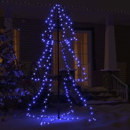 Christmas Cone Tree 200 LEDs Indoor and Outdoor 98x150 cm