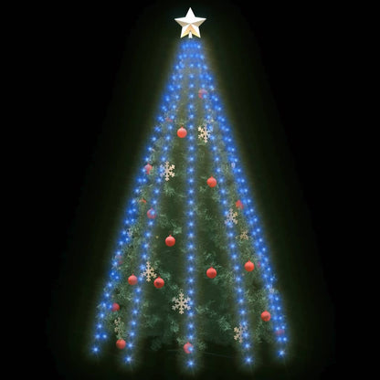 Christmas Tree Net Lights with 300 LEDs Blue 300 cm