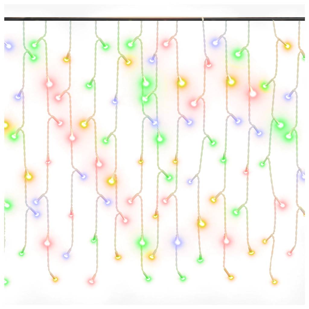 LED Curtain Icicle Lights 10m 400 LED Colourful 8 Function