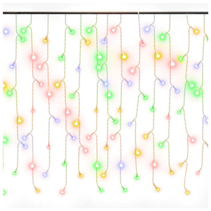 LED Curtain Icicle Lights 10m 400 LED Colourful 8 Function