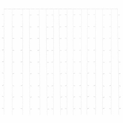 LED Curtain Fairy Lights 3x3m 300 LED Cold White 8 Function