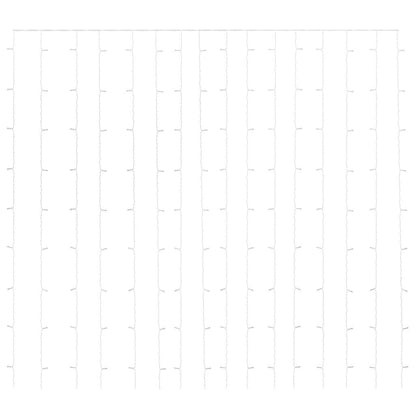 LED Curtain Fairy Lights 3x3m 300 LED Blue 8 Function