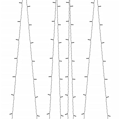 Solar Fairy Lights 2 pcs 2x200 LED Blue Indoor Outdoor