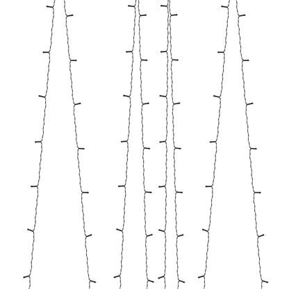 Solar Fairy Lights 5 pcs 5x200 LED Blue Indoor Outdoor