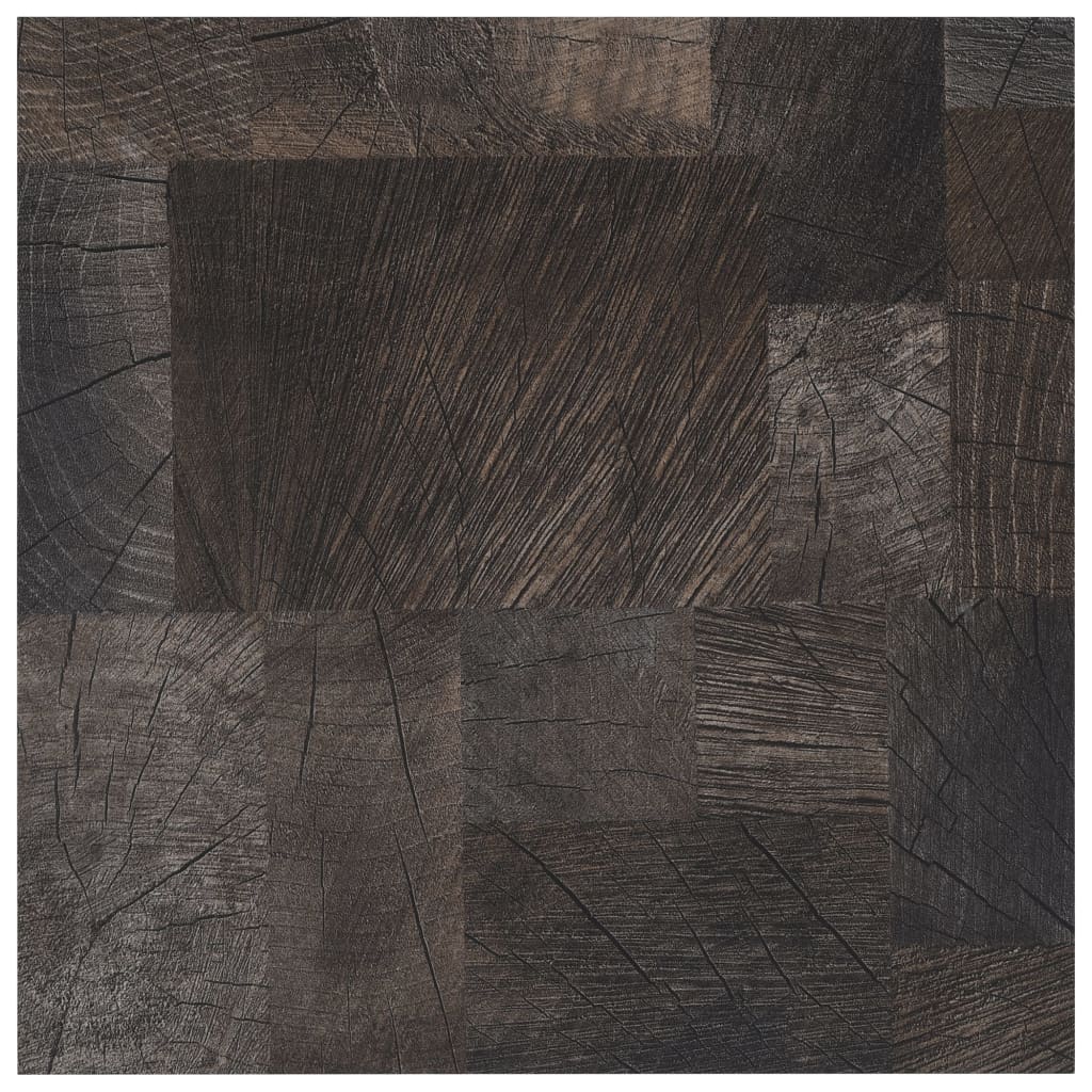 Self-adhesive Flooring Planks 20 pcs PVC 1.86 m² Wood Structure