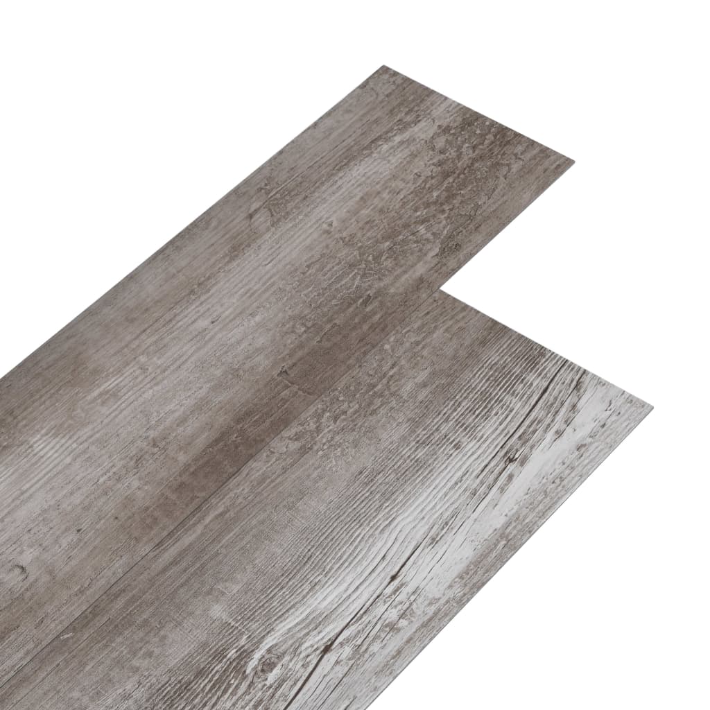 Self-adhesive PVC Flooring Planks 5.21 m? 2 mm Matt Wood Brown