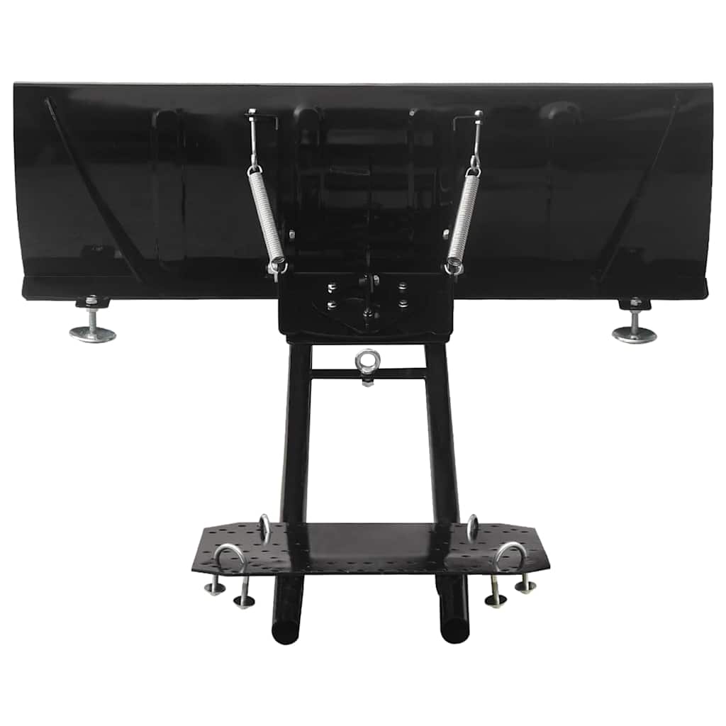 151007 vidaXL Snow Plough for ATV 115x38 cm Black