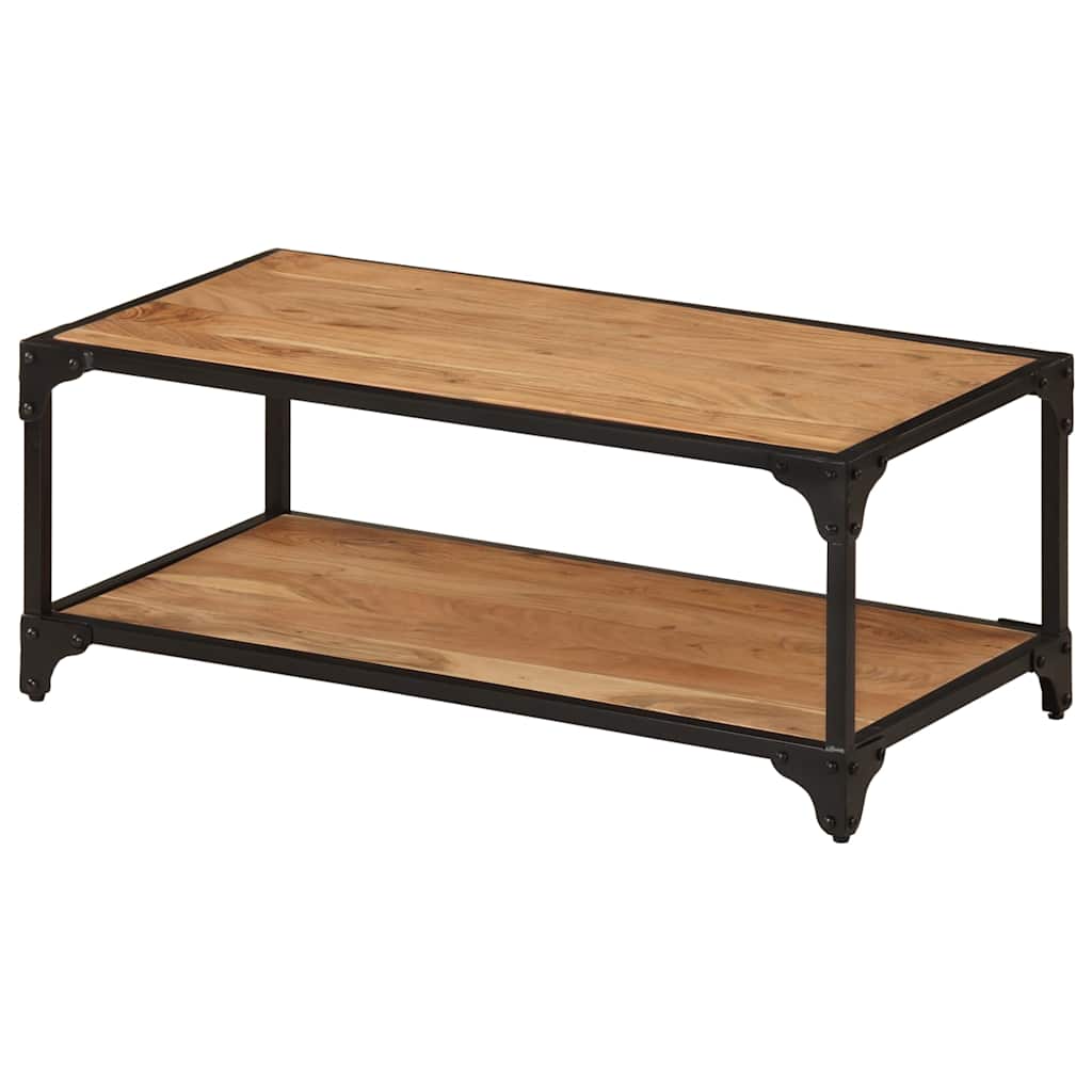 328264 vidaXL Coffee Table 90x45x35cm Solid Acacia Wood