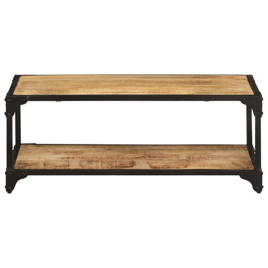 Coffee Table 90x45x35 cm Solid Rough Mango Wood