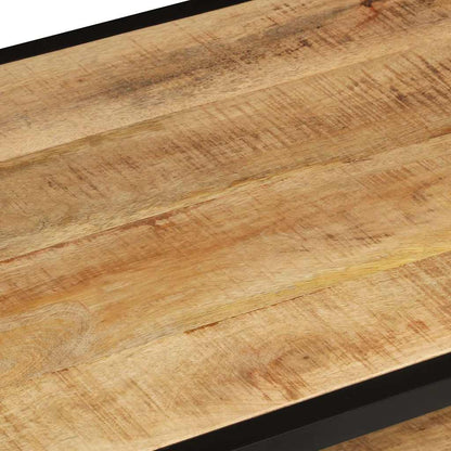 328265 vidaXL Coffee Table 90x45x35 cm Solid Rough Mango Wood