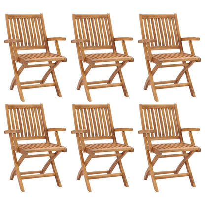 Garden Chair | Set of 6 | Natural Teak