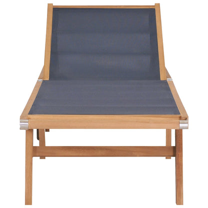 Sunlounger | Brown | Solid Teak wood | Standard | Foldable | Sunlounger