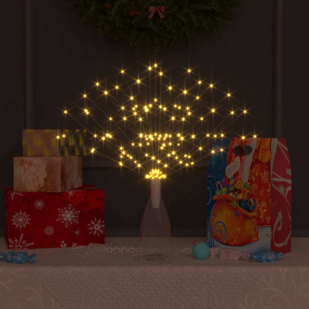 Christmas Firecrack Lights 10pcs Warm White 20 cm 1400LEDs